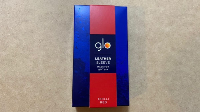 グロープロ純正レザースリーブのパッケージ