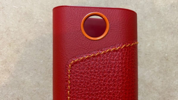 グロープロ純正レザースリーブのチリレッド