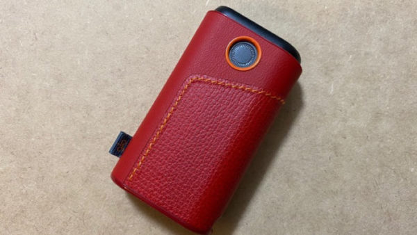 グロープロ本体と純正レザースリーブのチリレッド