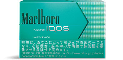 アイコス・ヒートスティックのメンソール公式画像
