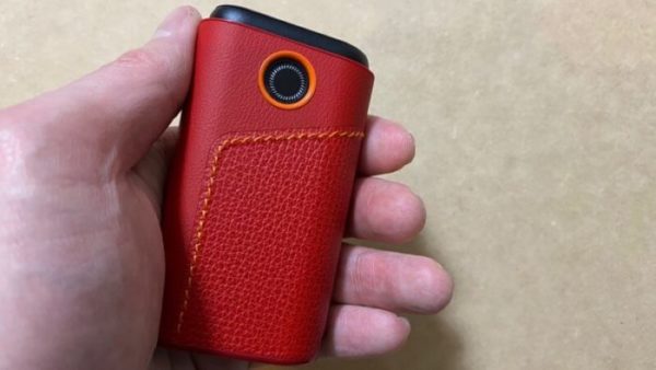 グロープロ本体と純正レザースリーブのチリレッド