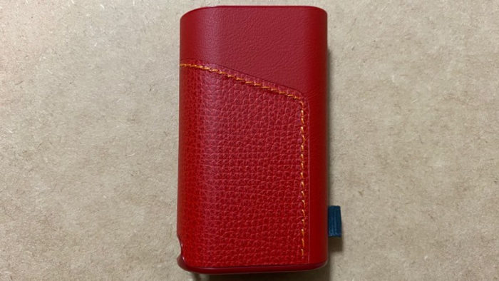 グロープロ純正レザースリーブのチリレッド