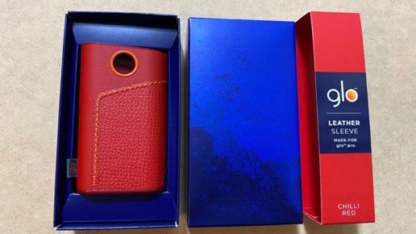 グロープロ純正レザースリーブのパッケージ