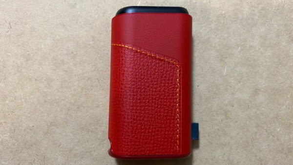 グロープロ本体と純正レザースリーブのチリレッド
