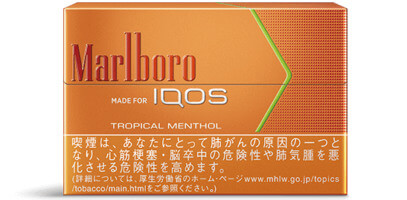 アイコス・ヒートスティックのトロピカルメンソール公式画像