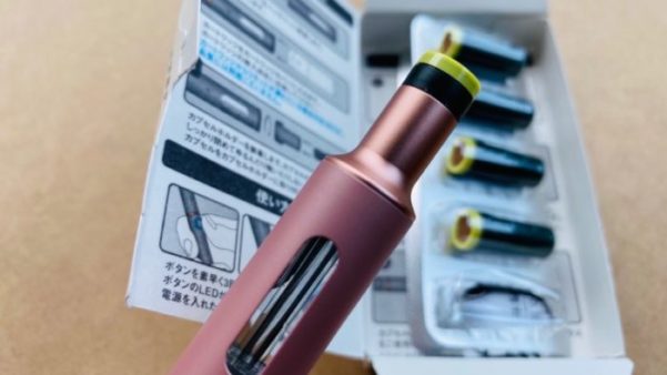 プルームテックプラスのマスカットグリーンミント・たばこカプセル