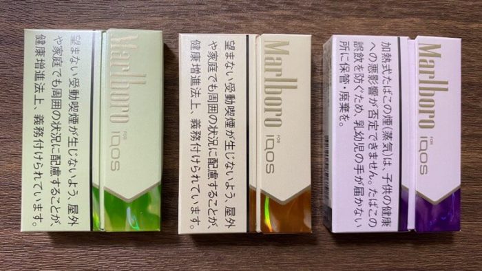 アイコスのアミール、ノア、ユウゲン・パッケージ