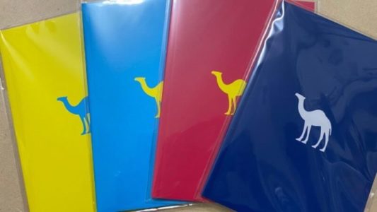 CAMELのオリジナルノート全4種類