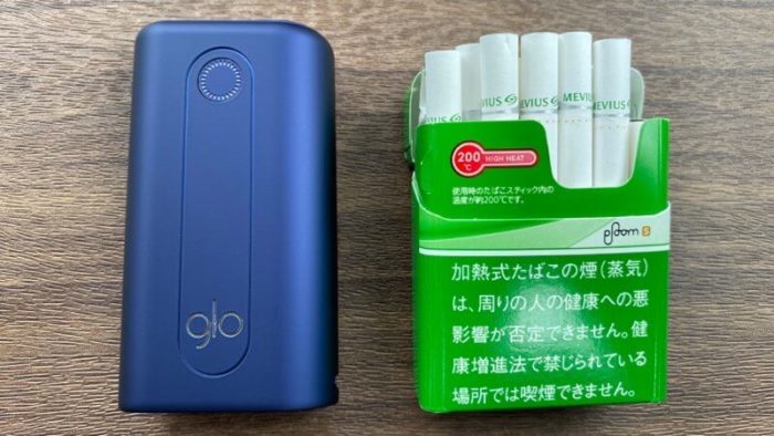 グローハイパー本体とプルームエスのたばこスティック