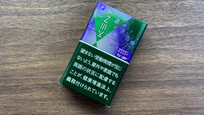 ケント・ネオスティック・トゥルー・ベリーブーストのパッケージ