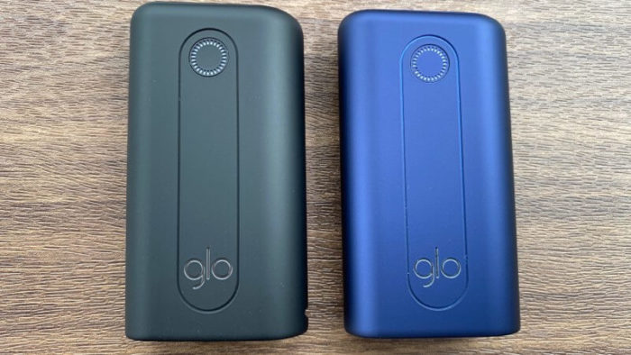 グローハイパーのブラックとブルー本体