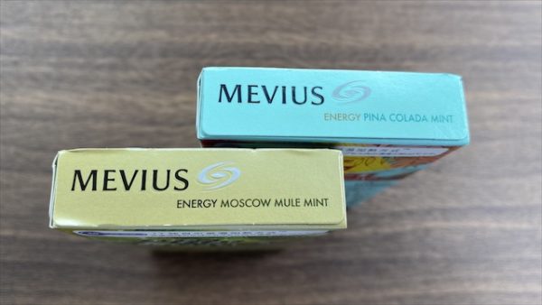 エナジーモスコミュールとエナジーピニャコラーダのパッケージ