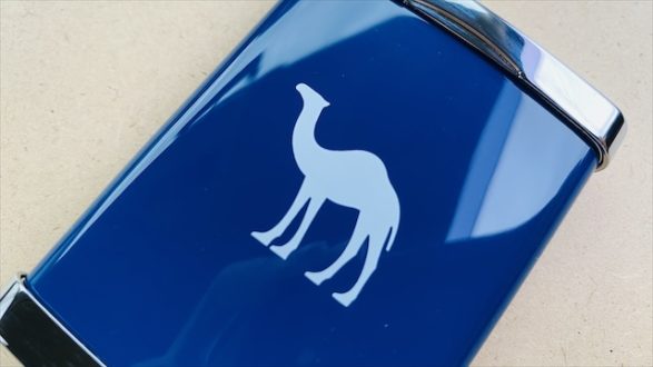 キャメルグッズのカランダッシュ携帯灰皿ブルー