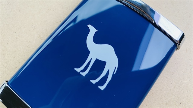キャメルグッズのカランダッシュ携帯灰皿ブルー