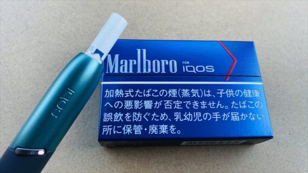 アイコス本体とリッチレギュラーのスティック