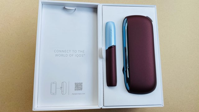 アイコスのフロステッドレッド・付属品