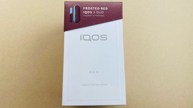 アイコスのフロステッドレッド・パッケージ