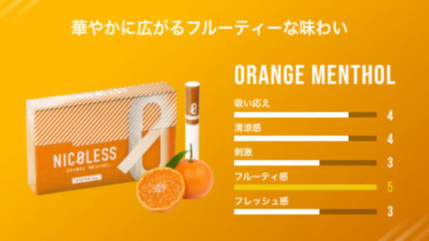 ニコレス オレンジメンソールの公式画像