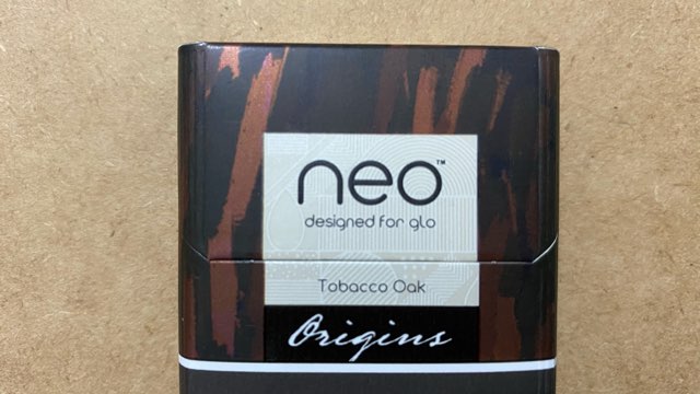 グローハイパーの「ネオ・タバコ・オーク・スティック」パッケージ