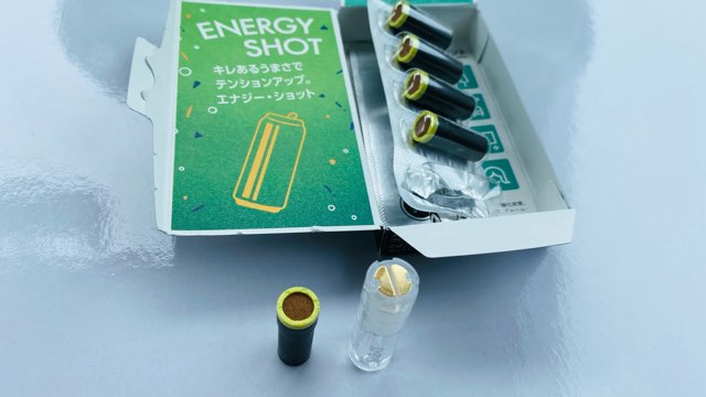 プルームテックプラスのエナジーショット・カプセルとカートリッジ