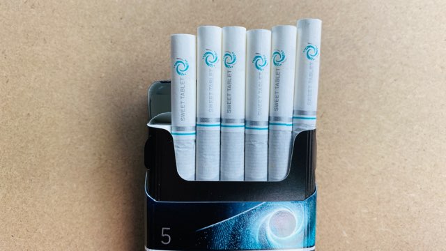 メビウス・タブレットのストレートミントのタバコ