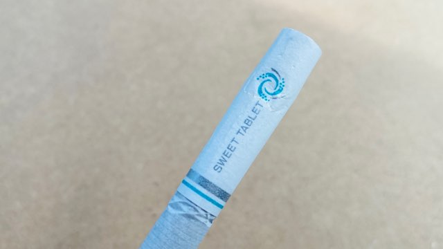 メビウス・タブレットのストレートミントのタバコフィルター