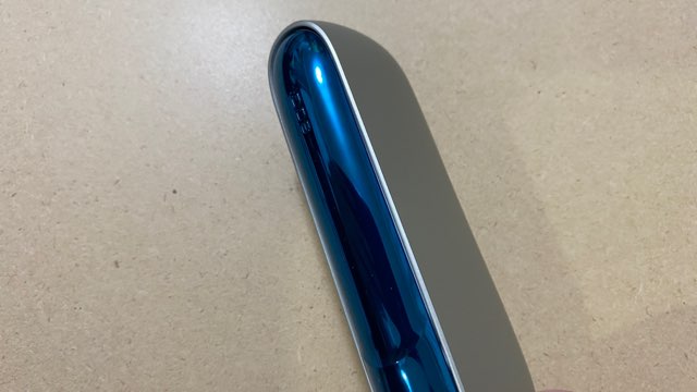 アイコス3デュオのムーンシルバーとアクアブルーのドアカバー