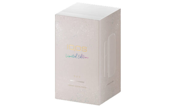 アイコス3デュオのムーンシルバー・パッケージ公式画像