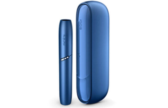 アイコス3デュオのステラーブルー公式画像