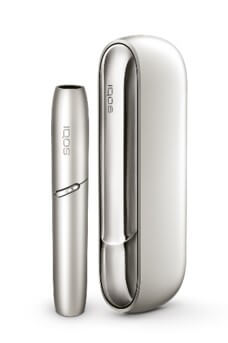 アイコス3デュオのムーンシルバー公式画像