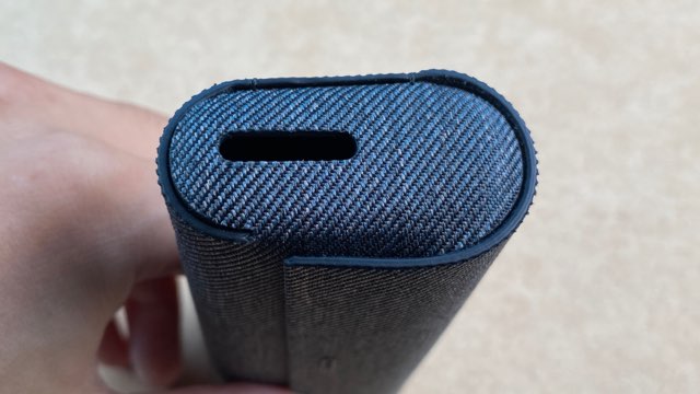 アイコスイルマプライム専用ファブリックフルラップカバー上部