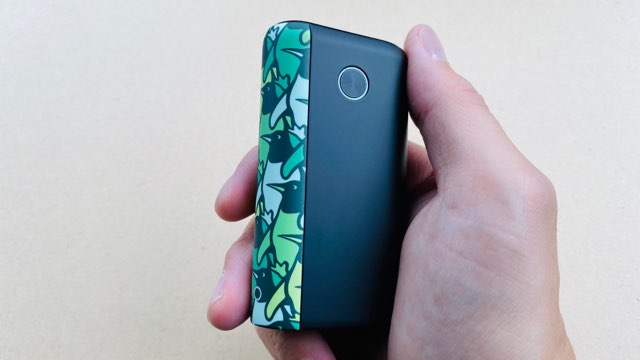 グローハイパープラスのペンギンエディションライトグリーン本体実機