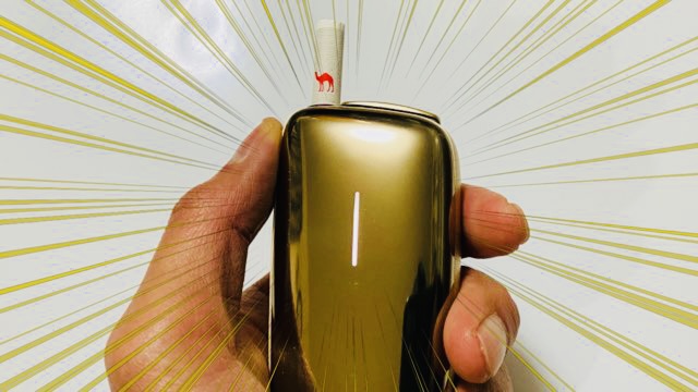 プルームエックスのシャンパンゴールド実機