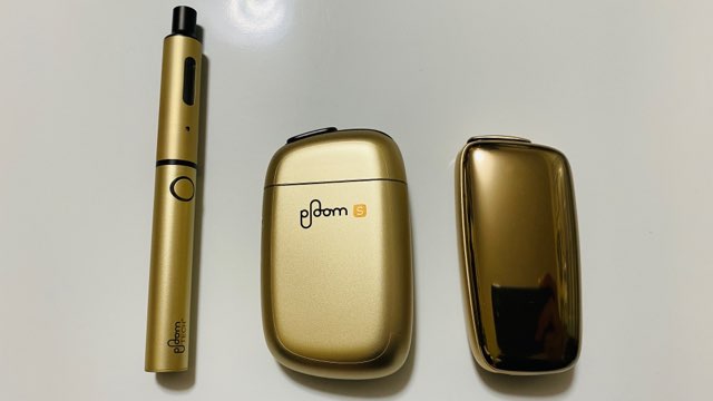 プルームテックプラス・プルームエス・プルームエックスのシャンパンゴールド実機