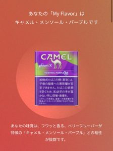 プルームのフレーバーディスカバリー公式画像