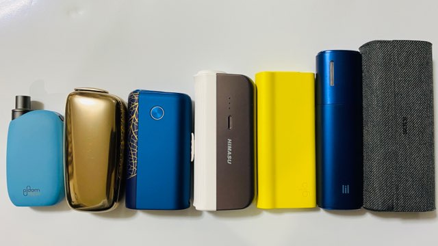 HIMASU 1Be3のデバイスと加熱式デバイス