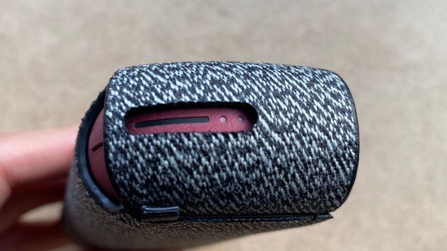 アイコスイルマ専用のファブリックスリーブ・上部