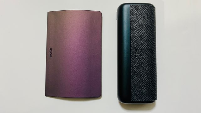 アイコスイルマプライムとオーロララップカバー(ナイトシェード)