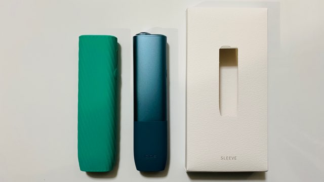 アイコスイルマワン本体とシリコーンスリーブ・パッケージ