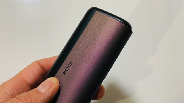 アイコスイルマプライムとオーロララップカバー(ナイトシェード)