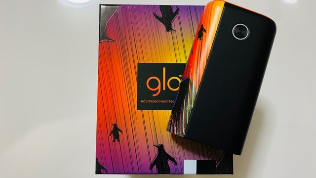グローハイパープラスのペンギンエディション・オレンジ実機とパッケージ