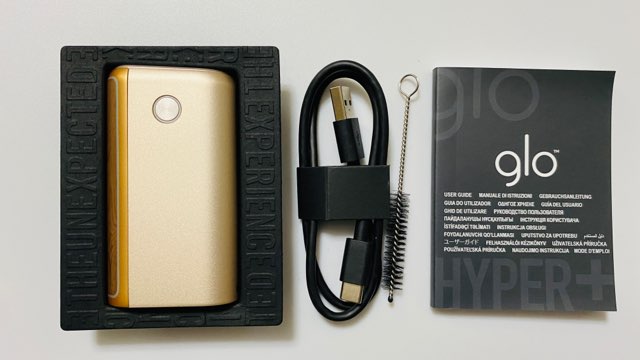 グローハイパープラス・オーセンティックゴールドの付属品・セット内容