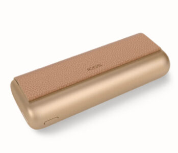 アイコスイルマプライム専用レザーラップカバーのゴールドカーキ