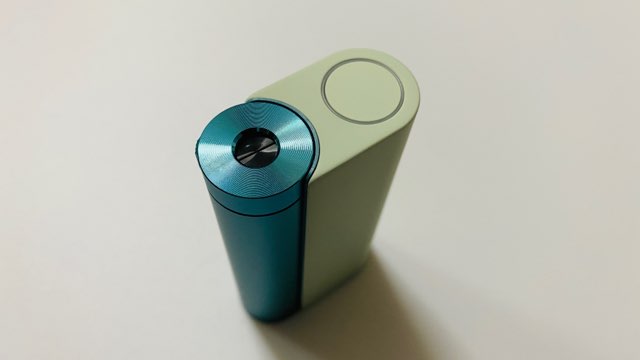 グローハイパーX2のミントブルー上部