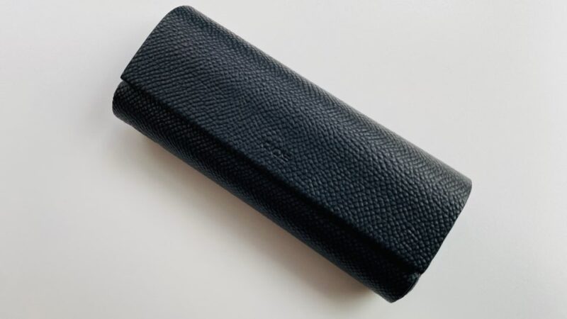 IQOSイルマプライム純正レザーフルラップカバーのオブシディアンブラック