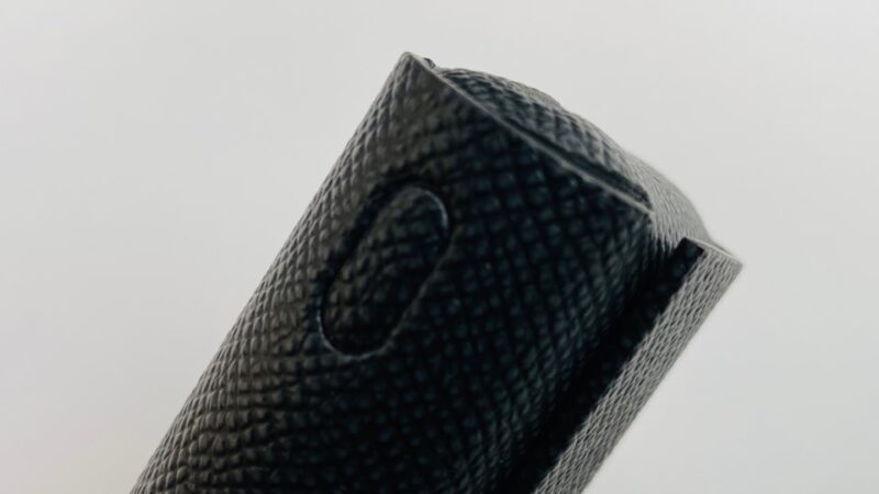 IQOSイルマプライム純正レザーフルラップカバーのオブシディアンブラック