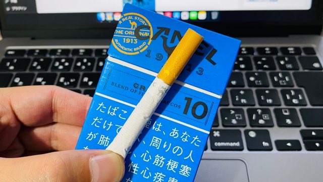 キャメル・クラフト・10・ボックスのパッケージとシガレット