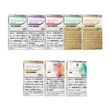 プルームテック専用たばこカプセル全種のパッケージ