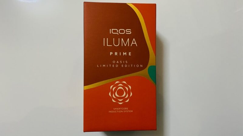 IQOSイルマプライムのオアシスモデル・パッケージ