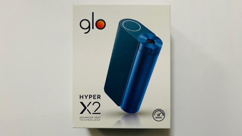 グローハイパーX2のメタルブルー・パッケージ